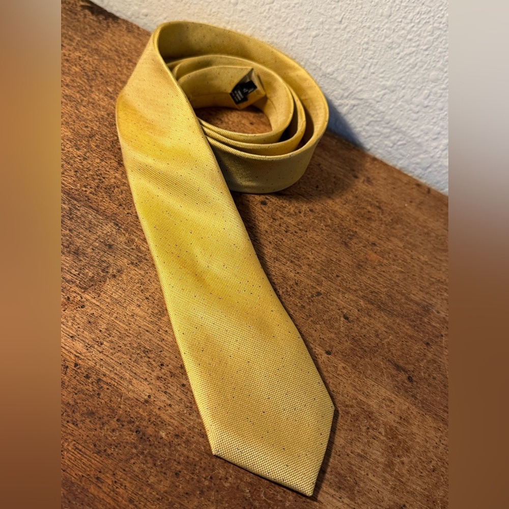 WRK Golden Yellow Silk Tie